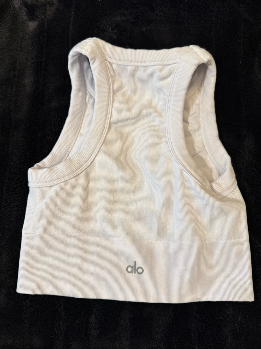 ALO Yoga Woman’s Ribbed Racerback Top Size S.